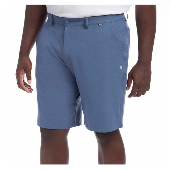 Short De Marche Hybride Homme Hurley – Vert Canard, Taille 36, Style Chino – Neuf